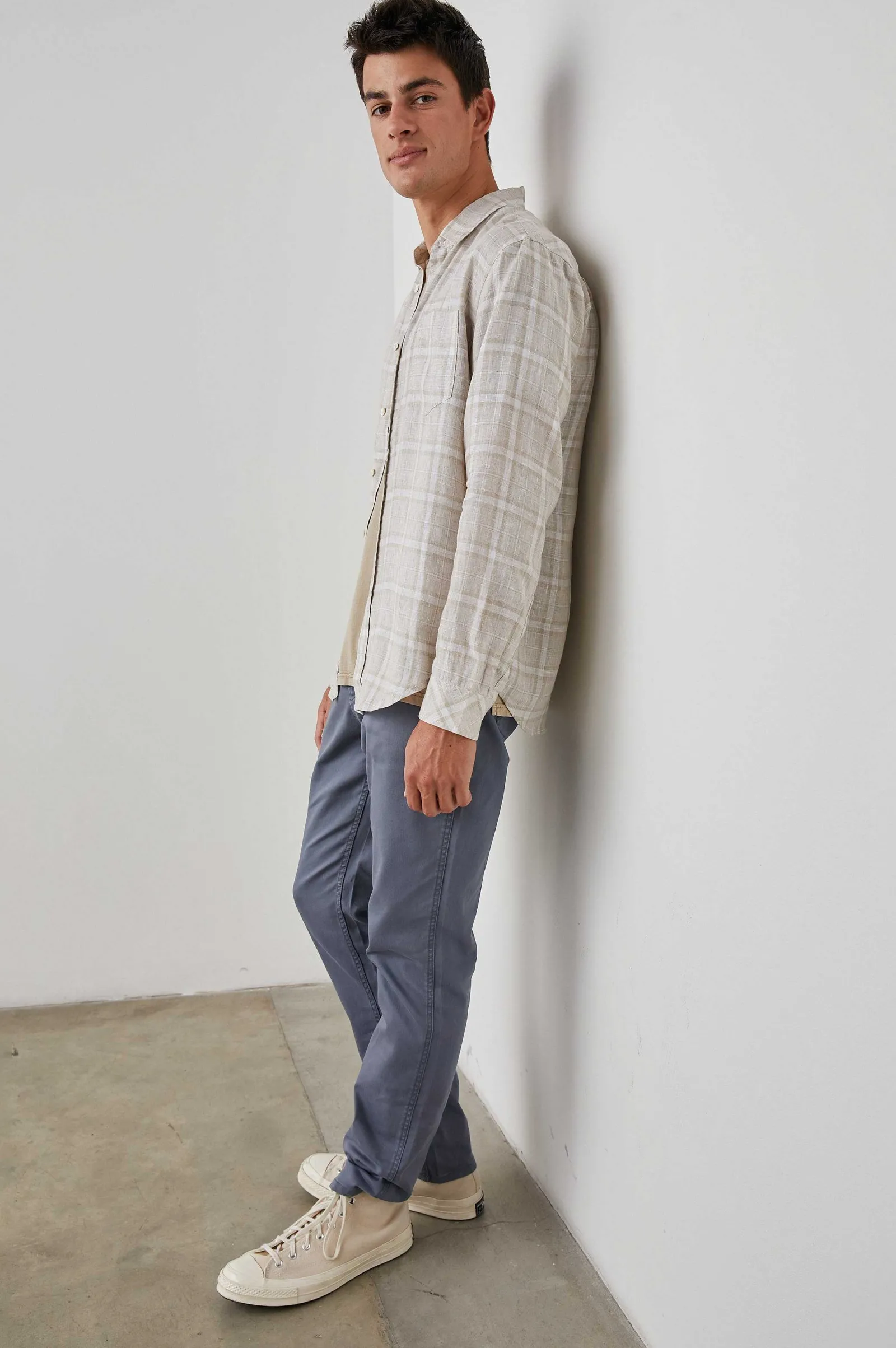 Heren Rails Havana Shirt - Zand Van Tijd