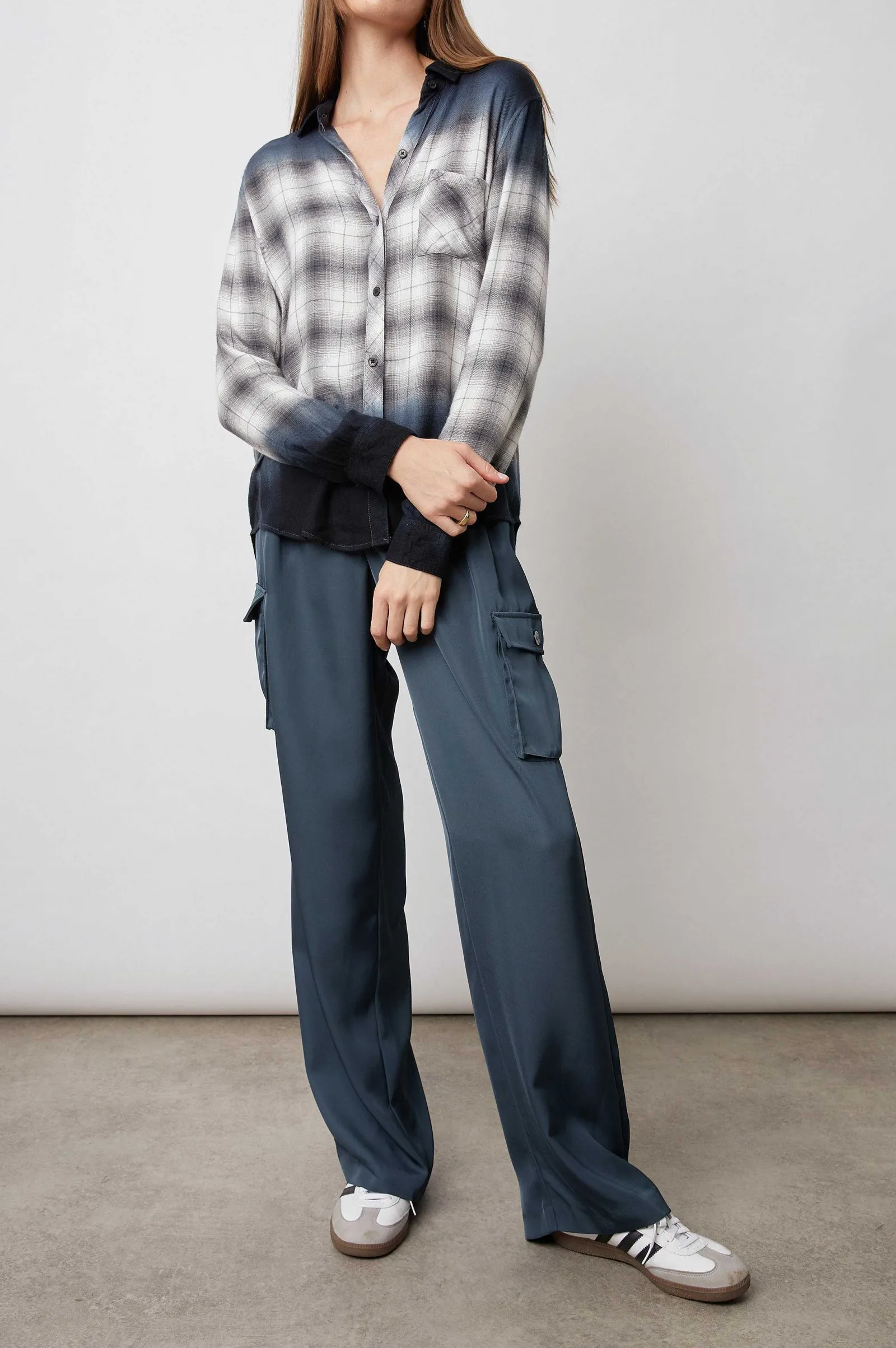 Vrouwen Rails Hunter Shirt - Gerookte Dip-Verf