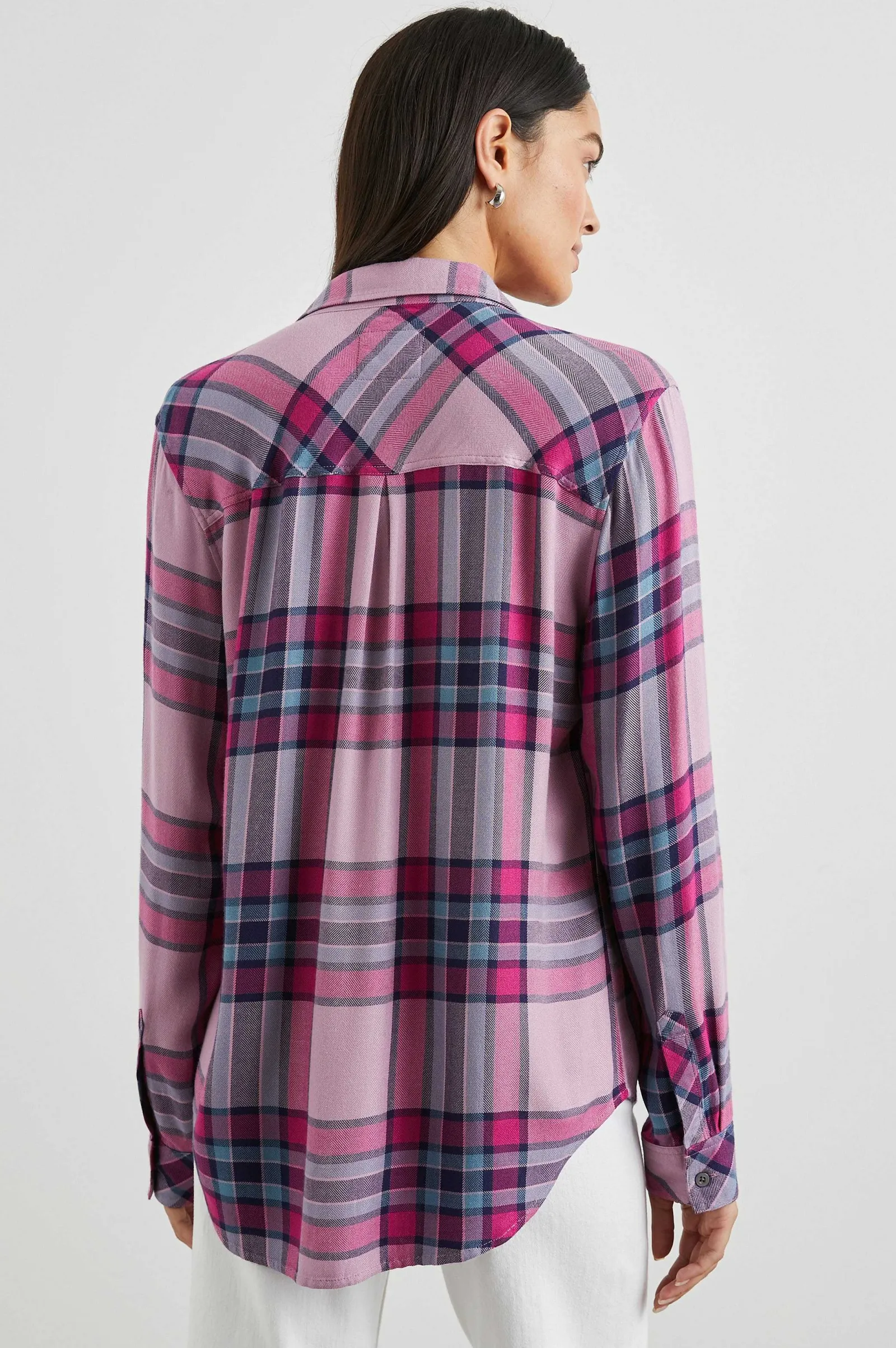 Vrouwen Rails Hunter Shirt - Marine Zee Magenta
