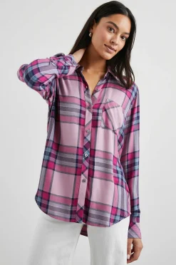 Vrouwen Rails Hunter Shirt - Marine Zee Magenta