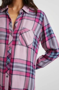 Vrouwen Rails Hunter Shirt - Marine Zee Magenta