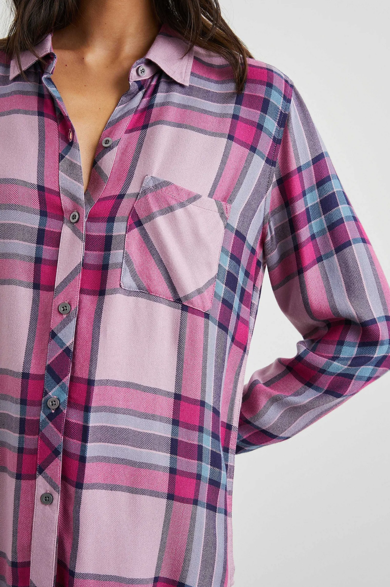 Vrouwen Rails Hunter Shirt - Marine Zee Magenta