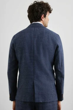 Heren Rails Idris Blazer - Marine Melange