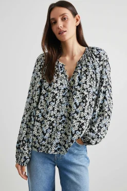 Vrouwen Rails Indi Top - Midnight Meadow Bloemen