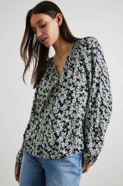 Vrouwen Rails Indi Top - Midnight Meadow Bloemen