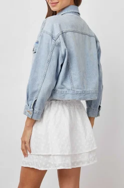 Vrouwen Rails Indio Jas - Vervaagd Blauw Distress