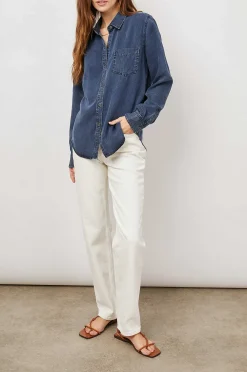 Vrouwen Rails Ingrid Overhemd - Donker Vintage
