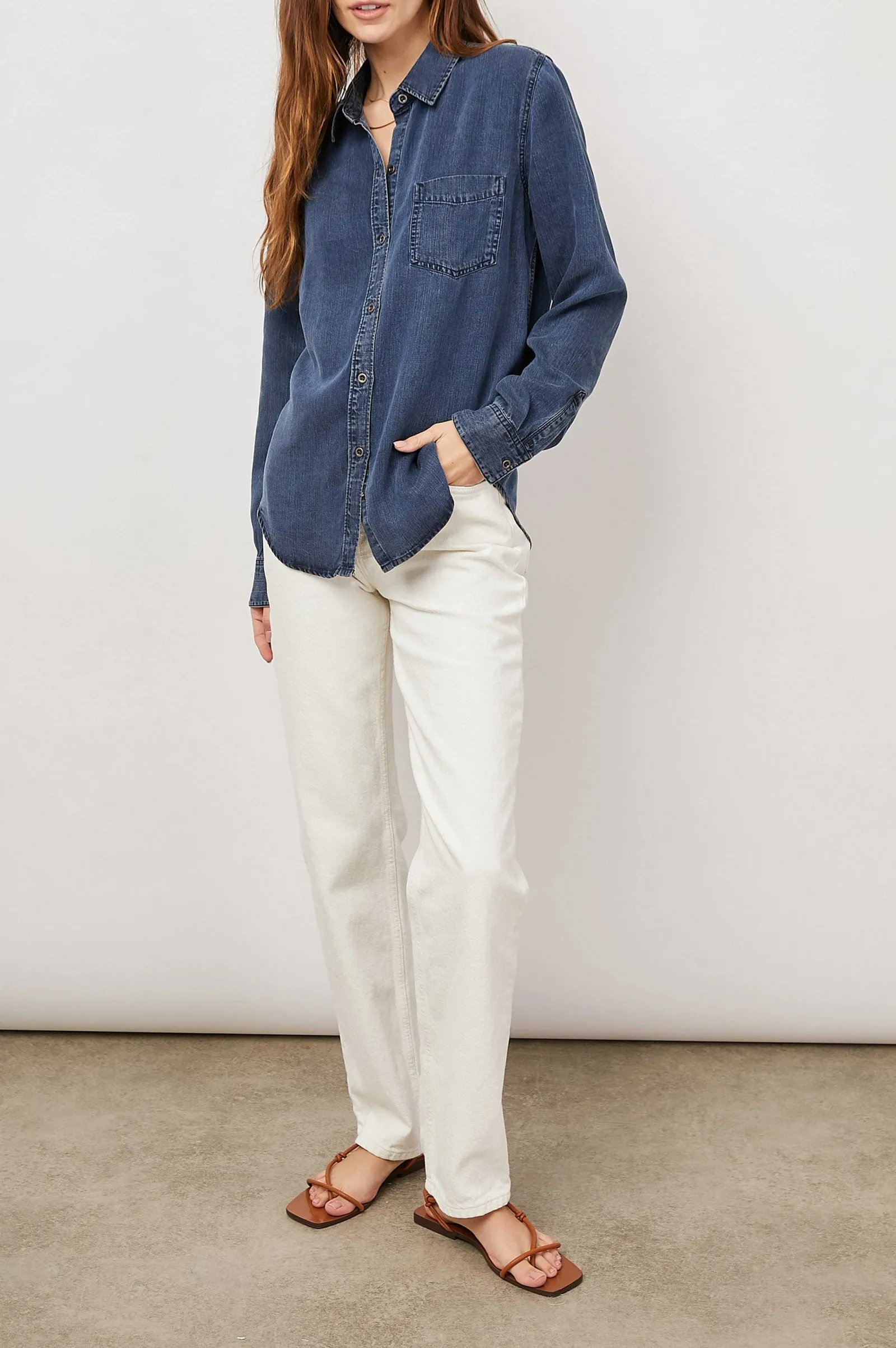 Vrouwen Rails Ingrid Overhemd - Donker Vintage