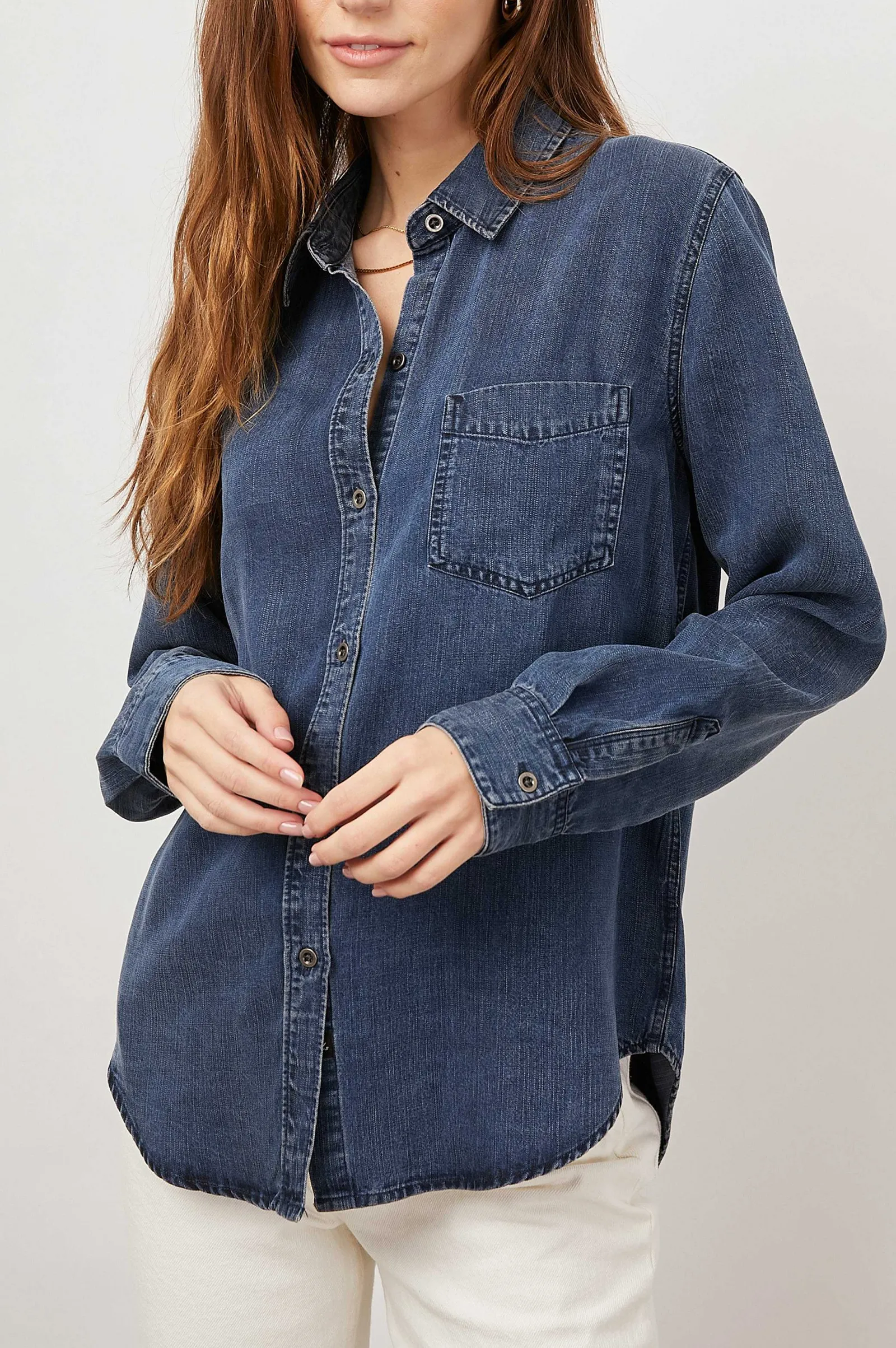 Vrouwen Rails Ingrid Overhemd - Donker Vintage