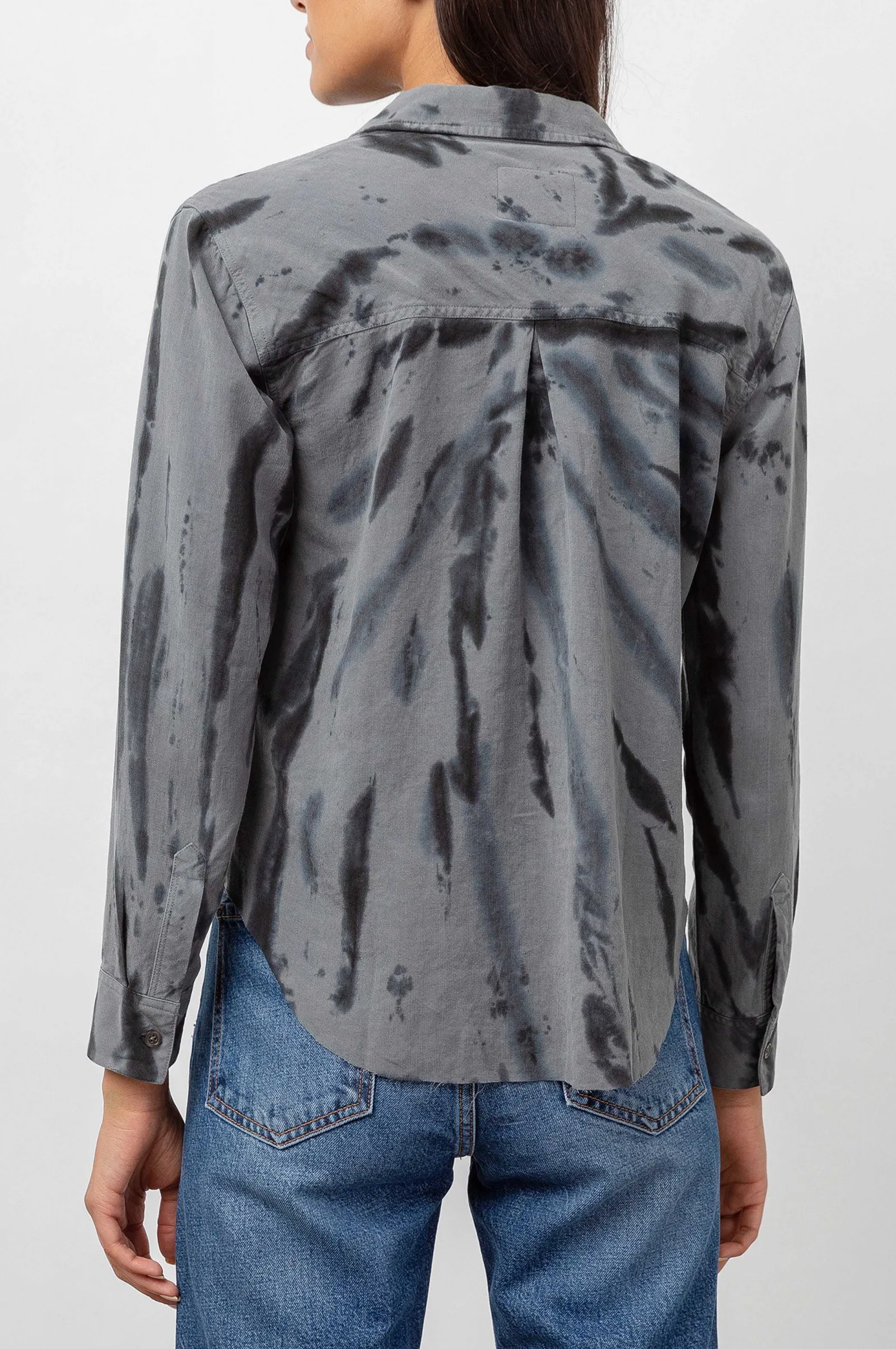 Vrouwen Rails Ingrid Overhemd Met Raw Zoom - Smoke Swirl