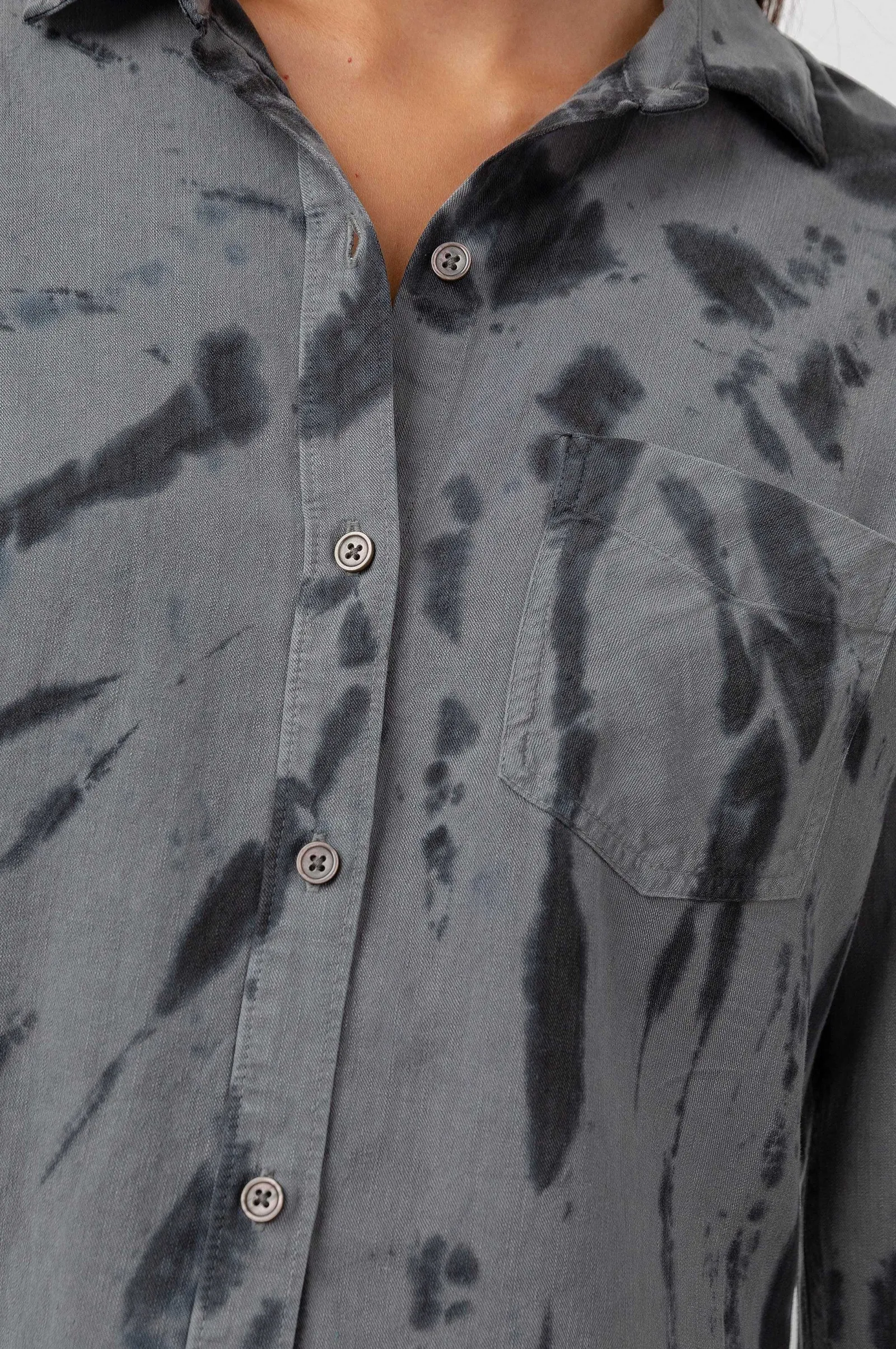 Vrouwen Rails Ingrid Overhemd Met Raw Zoom - Smoke Swirl