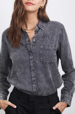 Vrouwen Rails Ingrid Shirt - Zwarte Zuursterren