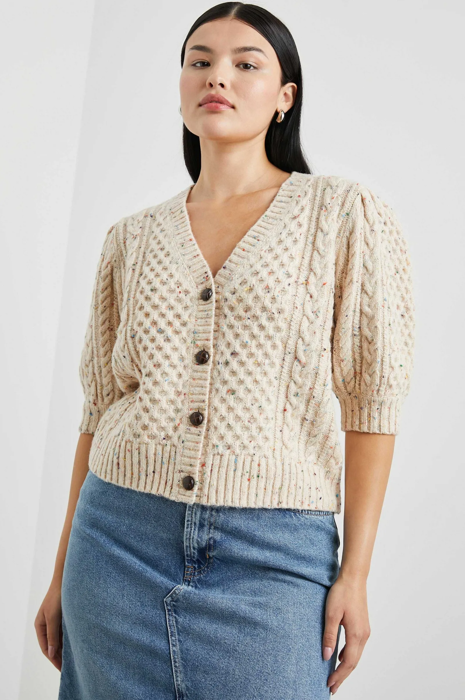 Vrouwen Rails Isla Vest - Creme Confetti