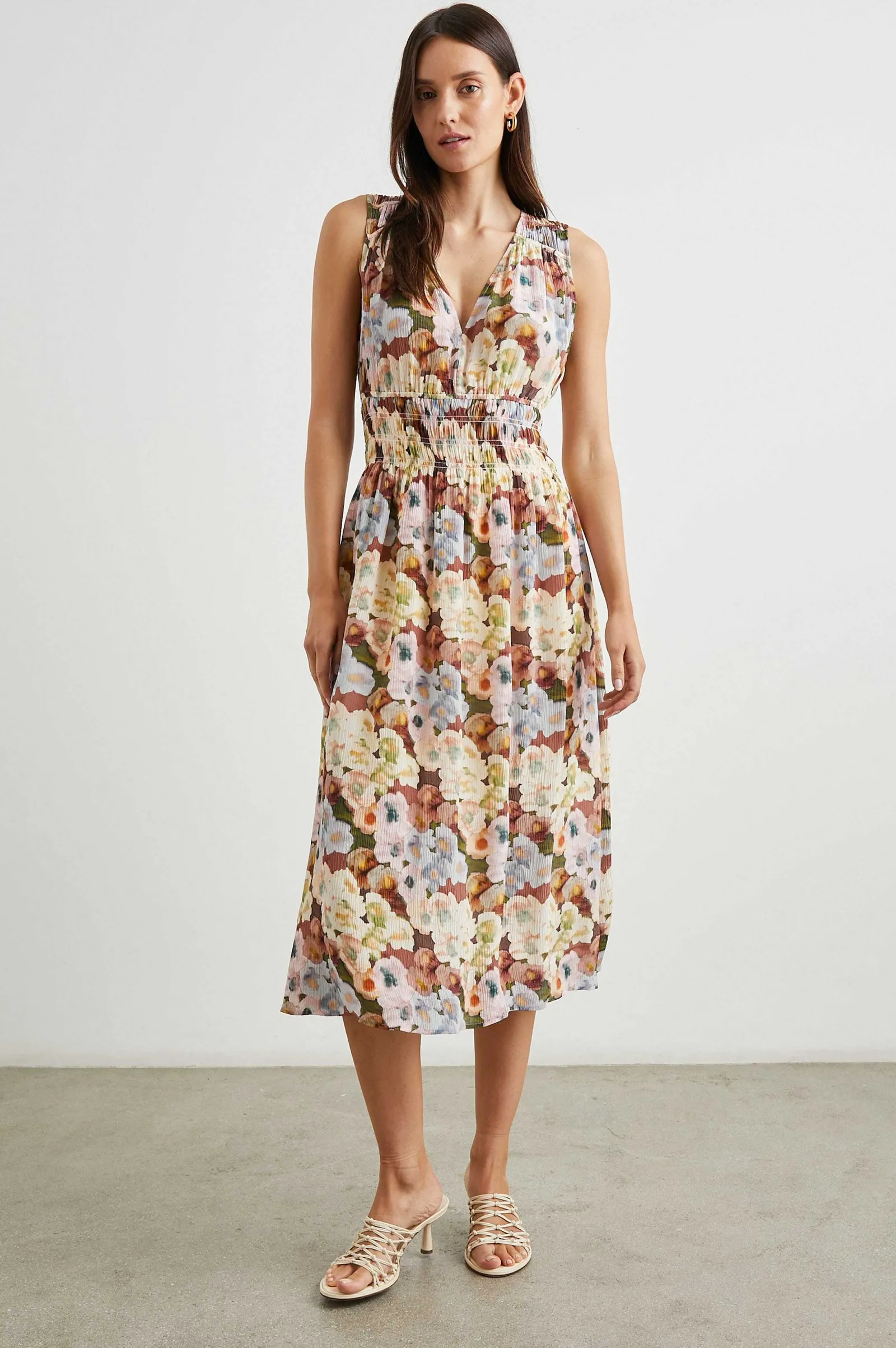 Vrouwen Rails Izzy Jurk - Geschilderde Bloemen