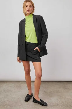 Vrouwen Rails Jac Blazer - Houtskool Krijtstreep