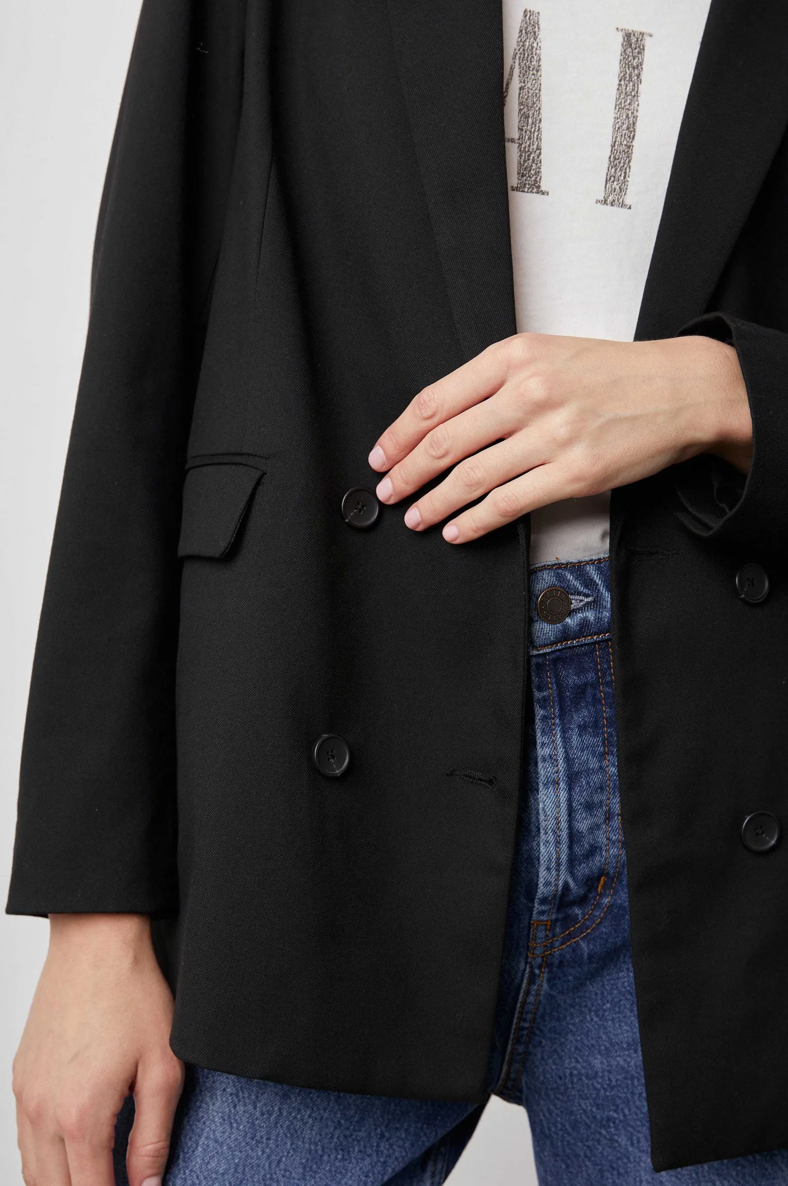 Vrouwen Rails Jac Blazer - Zwarte Twill