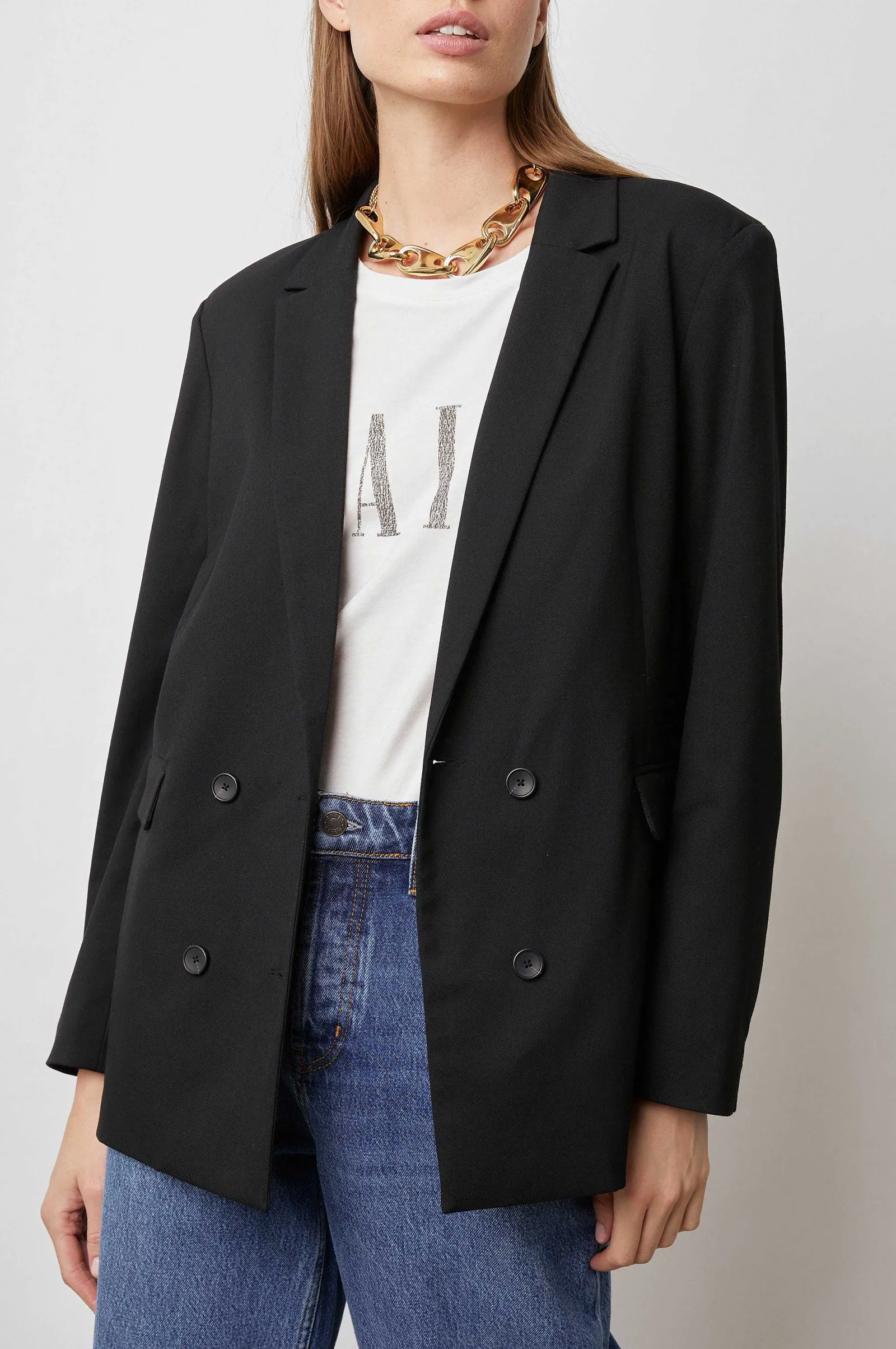 Vrouwen Rails Jac Blazer - Zwarte Twill