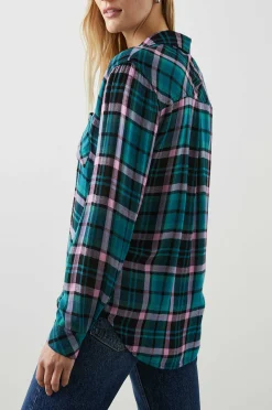 Vrouwen Rails Jager Overhemd - Aqua Lilac