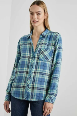 Vrouwen Rails Jager Overhemd - Bluebell Citron