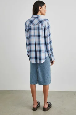Vrouwen Rails Jager Overhemd - Lila Kristal Marine