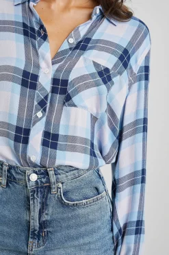 Vrouwen Rails Jager Overhemd - Lila Kristal Marine
