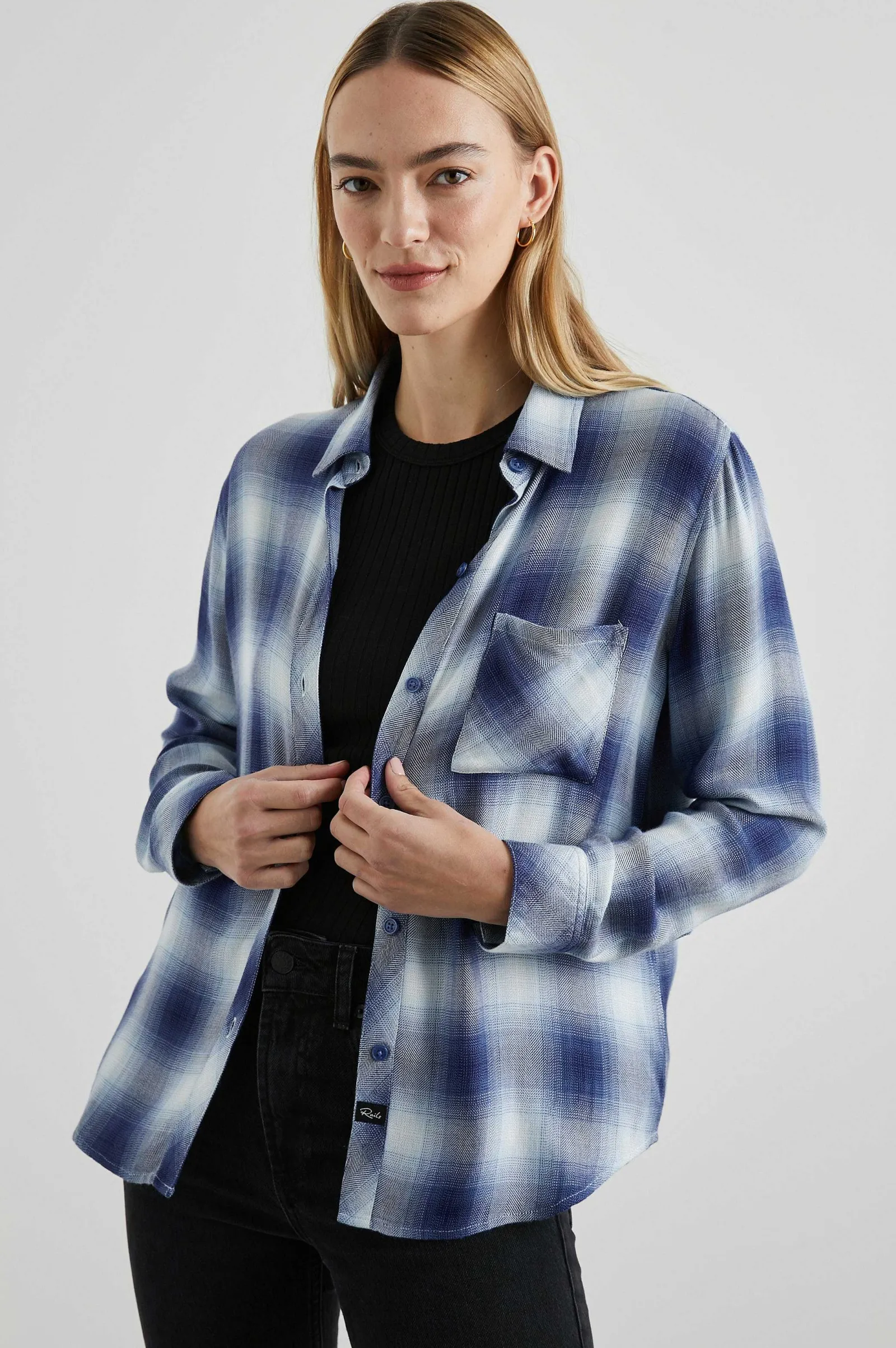 Vrouwen Rails Jager Overhemd - Pacific Ivoorblauw