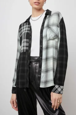 Vrouwen Rails Jager Shirt - Gemengde Onyx Plaid