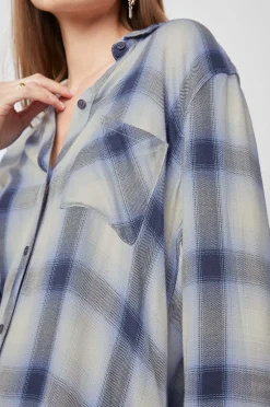 Vrouwen Rails Jager Shirt - Marine Ivoor Ijs