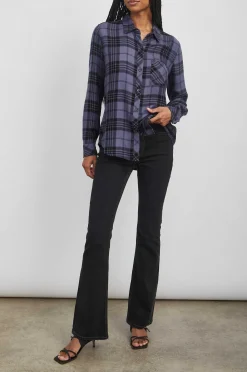 Vrouwen Rails Jager Shirt - Sapphire As