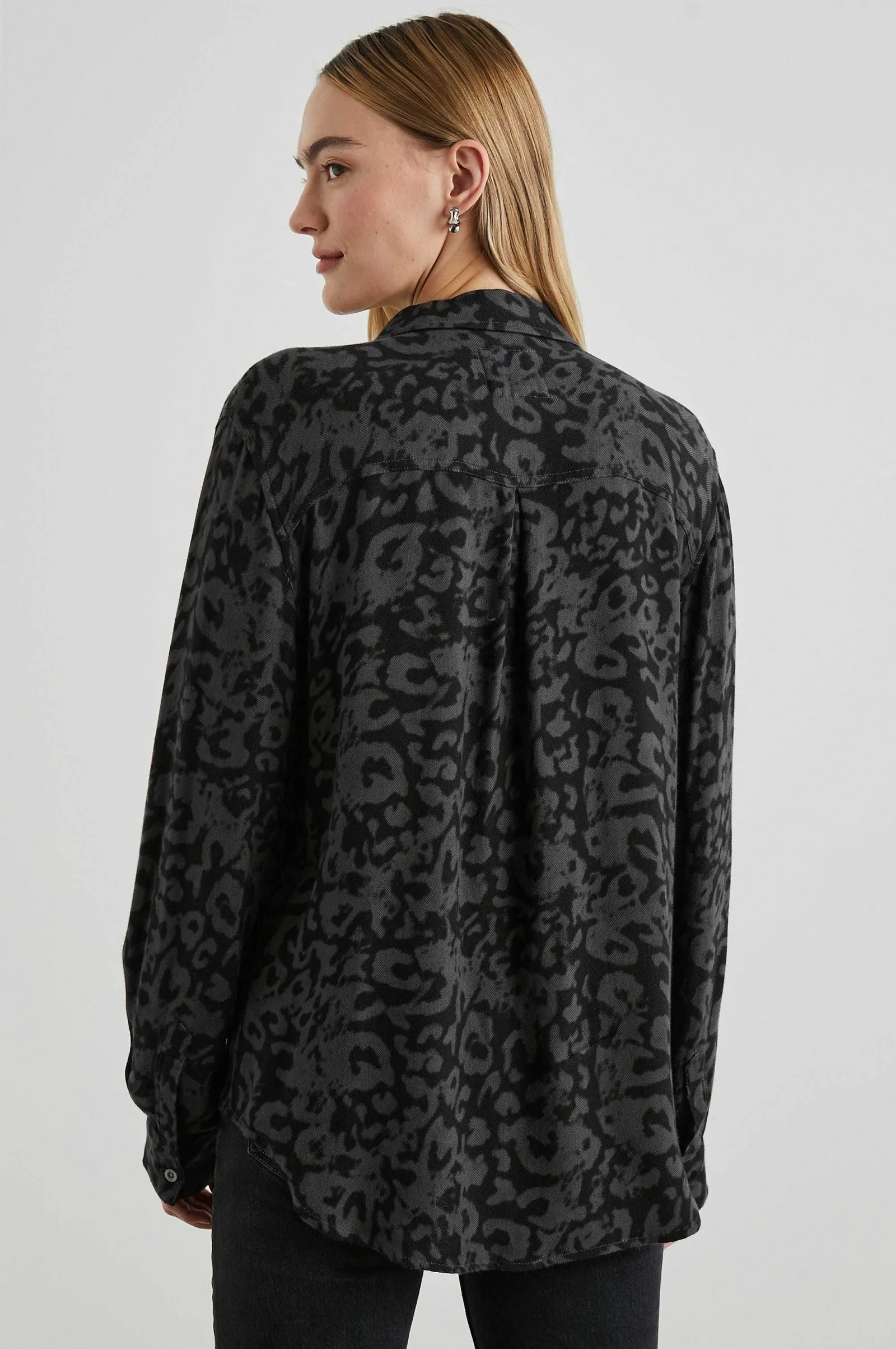 Vrouwen Rails Jager Shirt - Verspreide Houtskool Cheetah