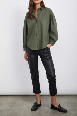 Vrouwen Rails Janae Shirt - Olijf Rook