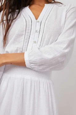 Vrouwen Rails Jasmijn Jurk - Wit Kant Detail