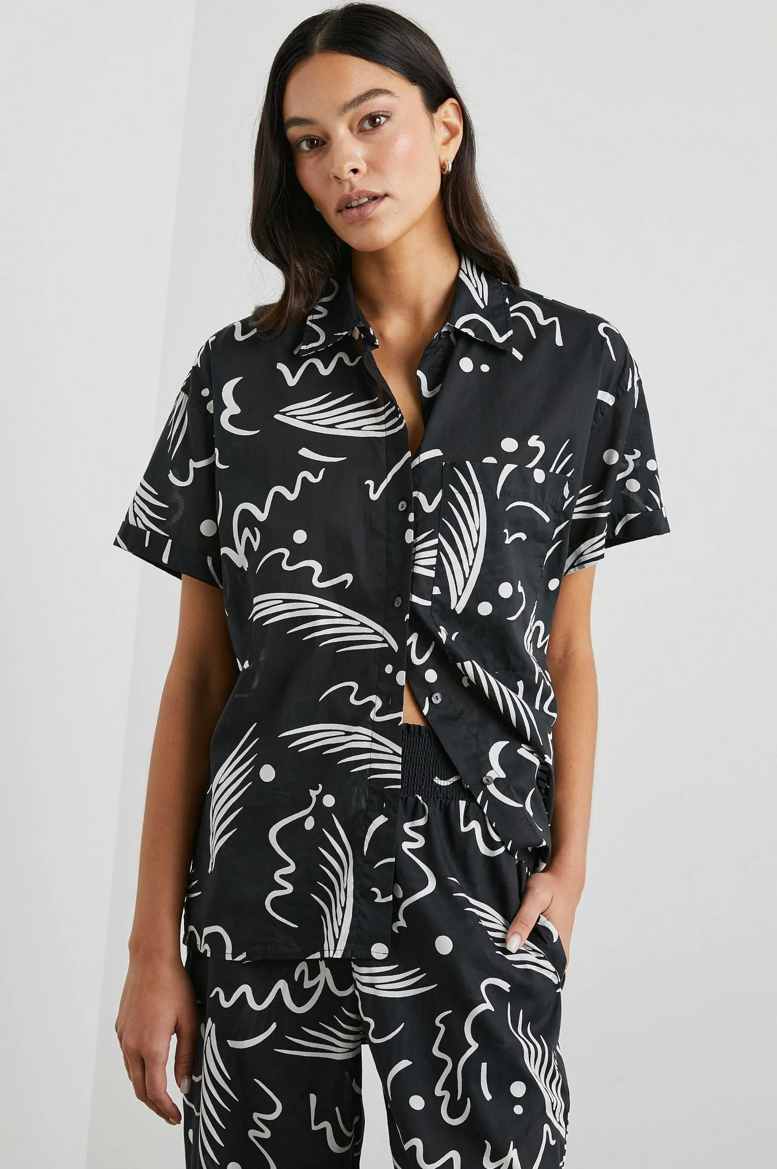 Vrouwen Rails Jeanne Shirt - Tahiti Nacht