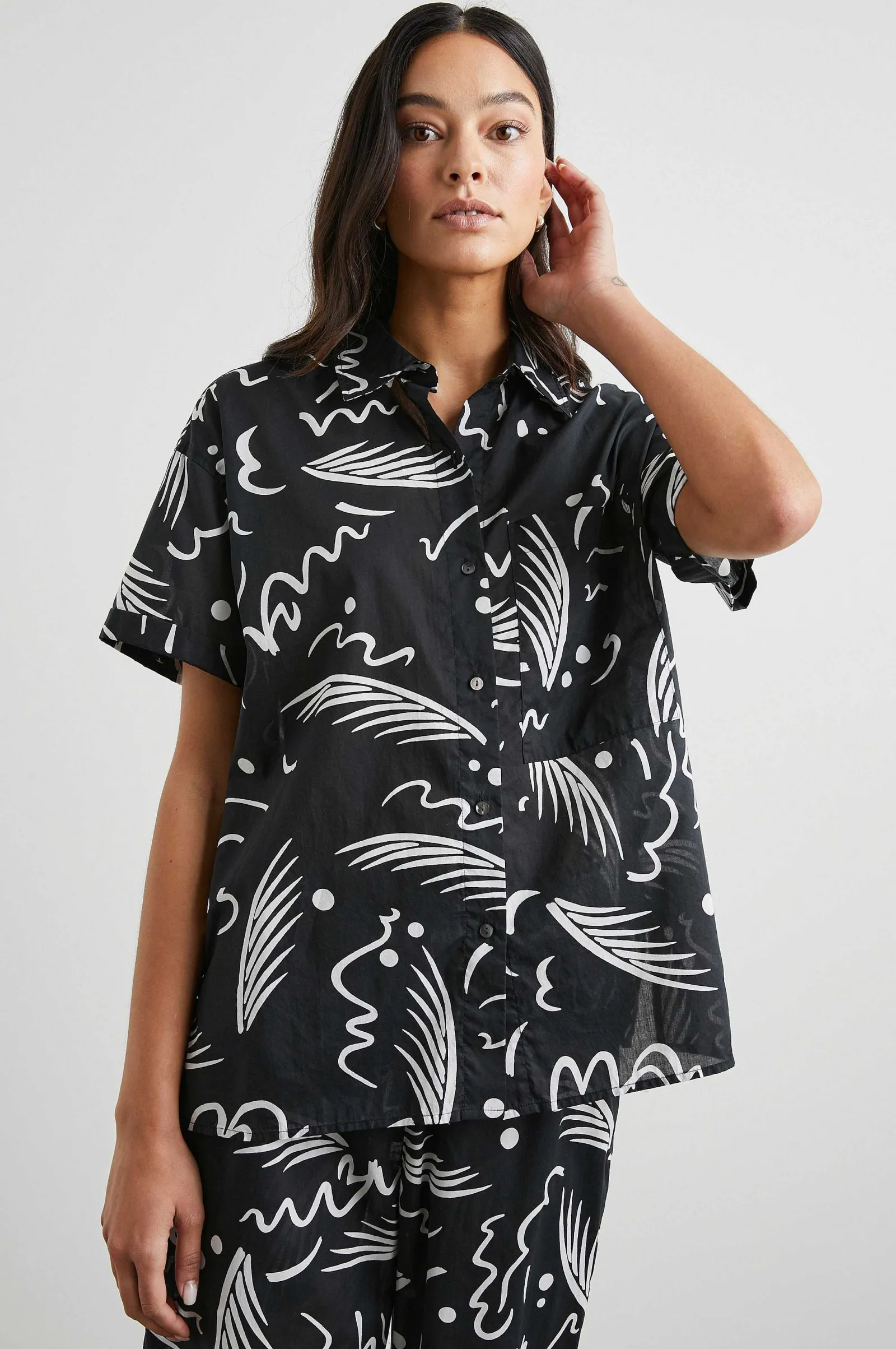 Vrouwen Rails Jeanne Shirt - Tahiti Nacht