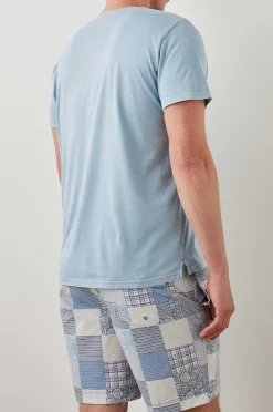 Heren Rails Johnny T-Shirt - Carolina Blauw