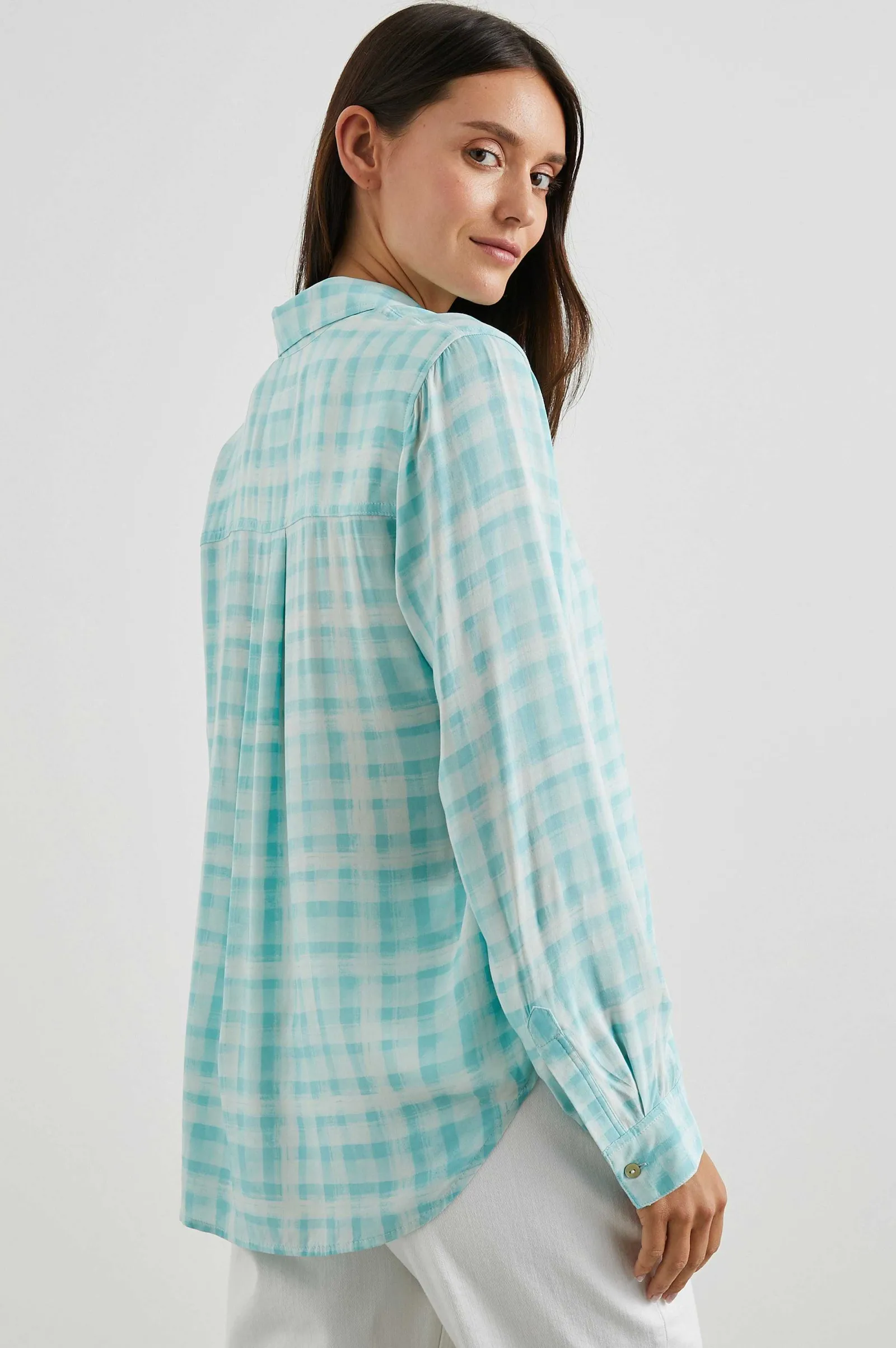 Vrouwen Rails Josephine Overhemd - Aqua Plaid