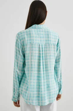 Vrouwen Rails Josephine Overhemd - Aqua Plaid
