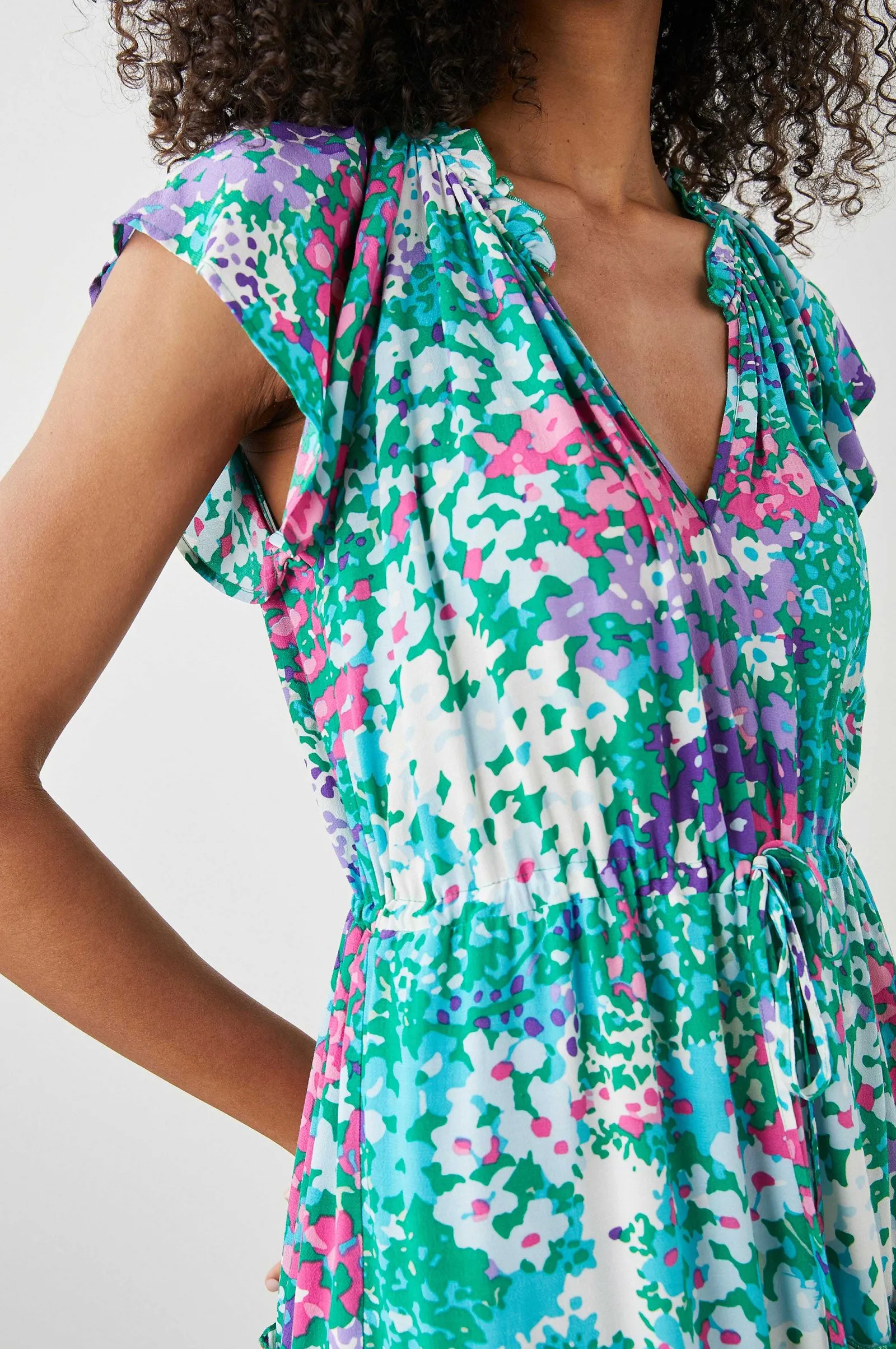 Vrouwen Rails Juni Jurk - Gardenia Bloemen