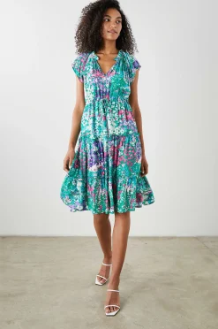 Vrouwen Rails Juni Jurk - Gardenia Bloemen