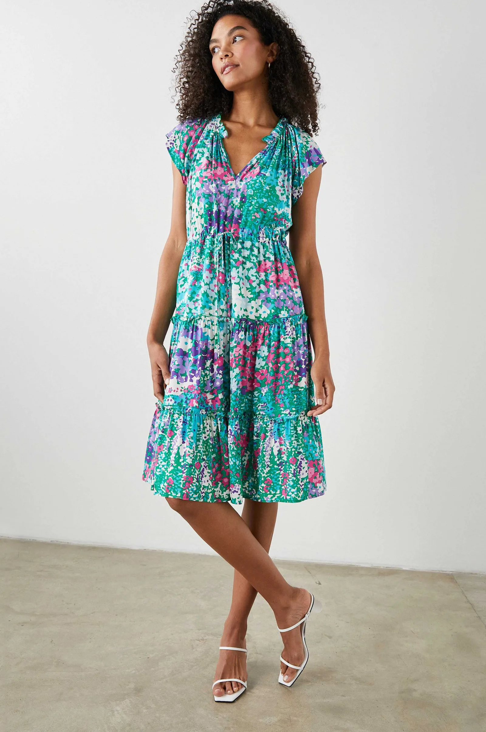 Vrouwen Rails Juni Jurk - Gardenia Bloemen
