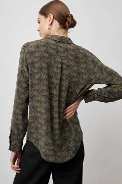 Vrouwen Rails Kate Shirt - Olijf Stargaze
