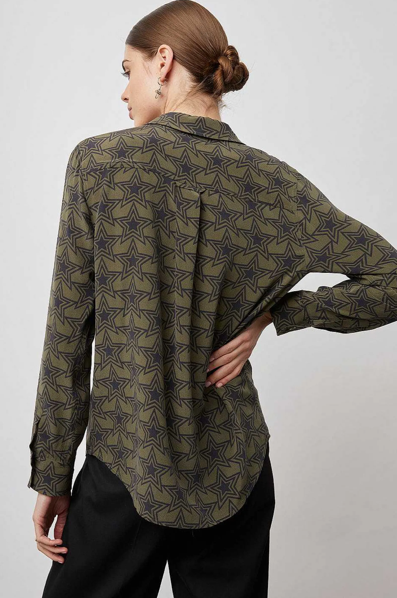 Vrouwen Rails Kate Shirt - Olijf Stargaze