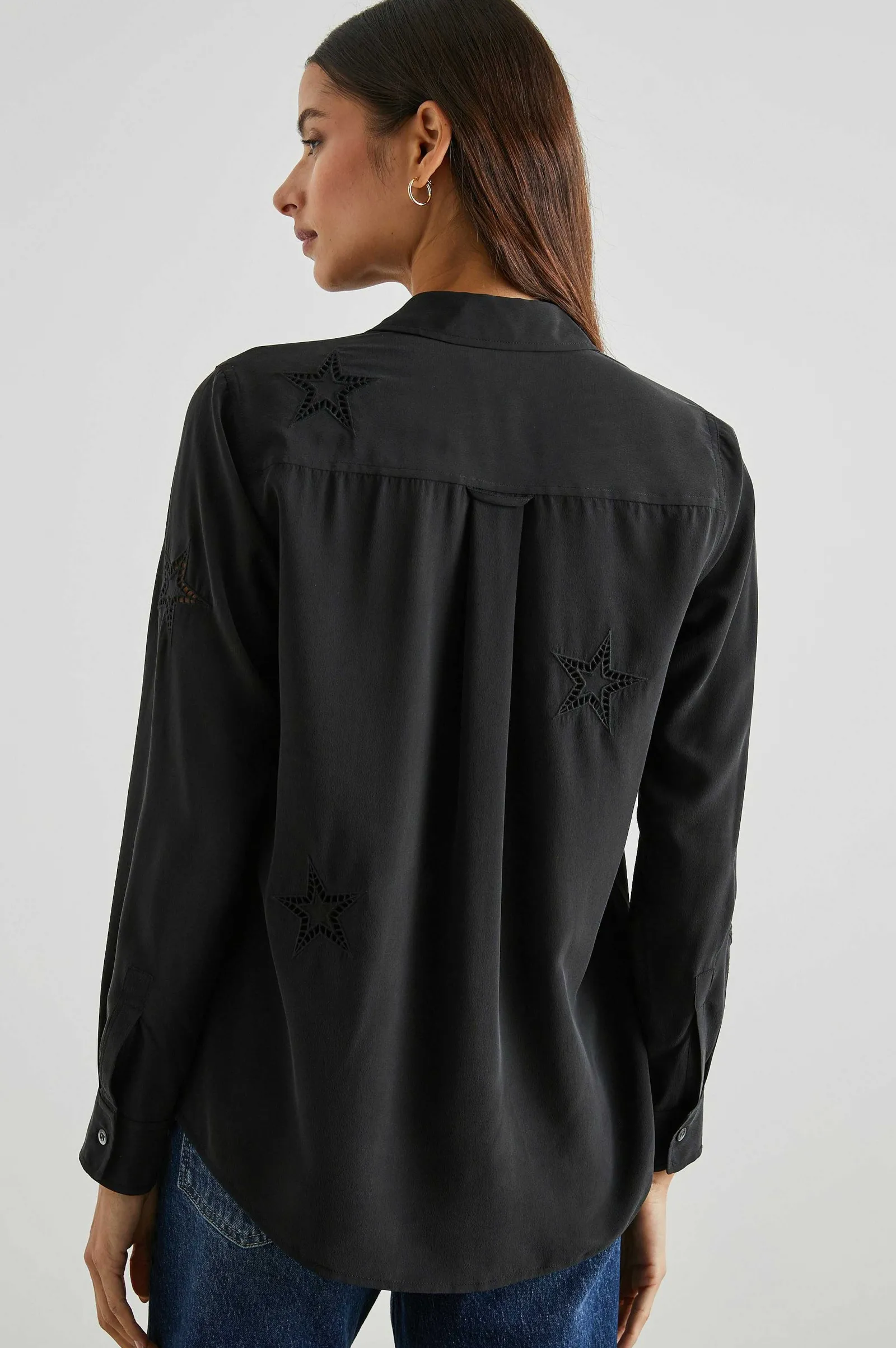 Vrouwen Rails Kate Shirt - Zwart Oogje Sterren
