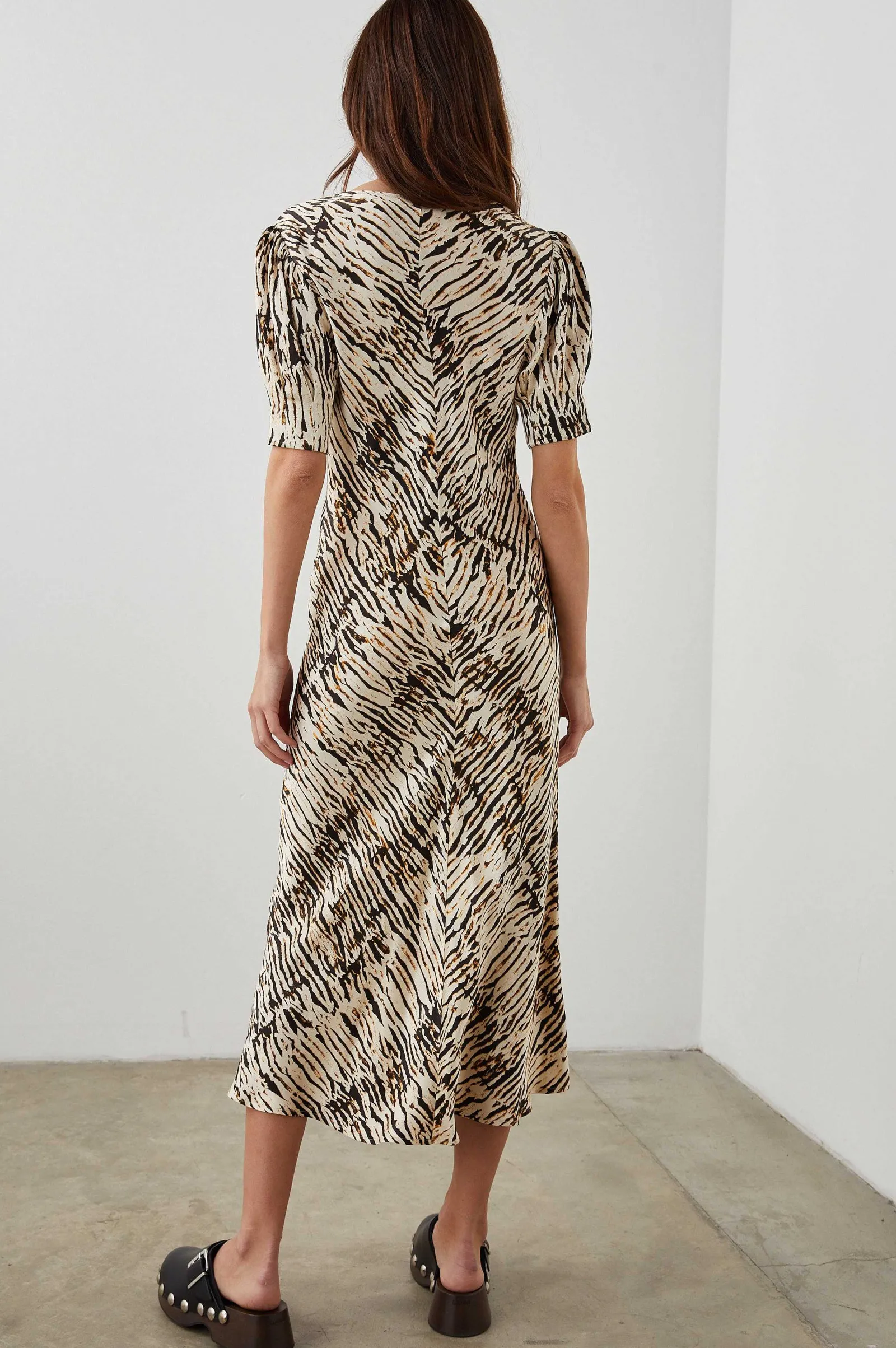 Vrouwen Rails Kegan Jurk - Neutraal Ikat
