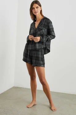 Vrouwen Rails Kellen Pyjamaset - Houtskool Jet Lightning