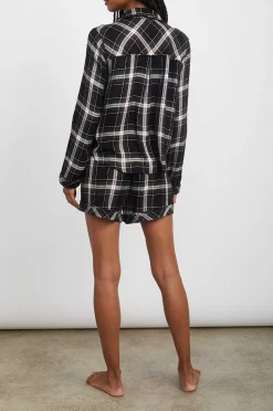 Vrouwen Rails Kellen Pyjamaset - Wit Kalamata Zwart