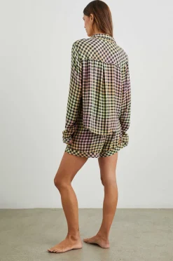 Vrouwen Rails Kellen Pyjamaset - Zwarte Zonsondergang Gingham