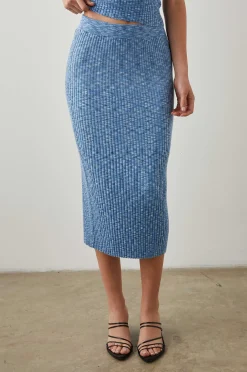 Vrouwen Rails Kendall Rok - Blauwe Multi Ruimteverf