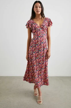 Vrouwen Rails Kenz Jurk - Scharlaken Bloemen
