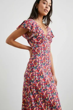 Vrouwen Rails Kenz Jurk - Scharlaken Bloemen